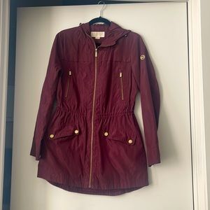 Michael Kors Hooded Rain Jacket